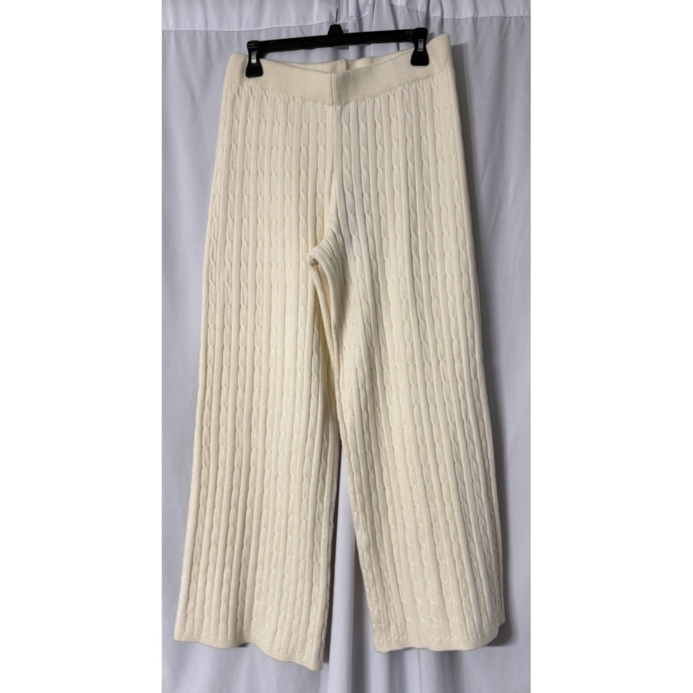 NWT House of Harlow 1960 Womens Casual Pull On Stretch Wide Leg Pant Size Medium
